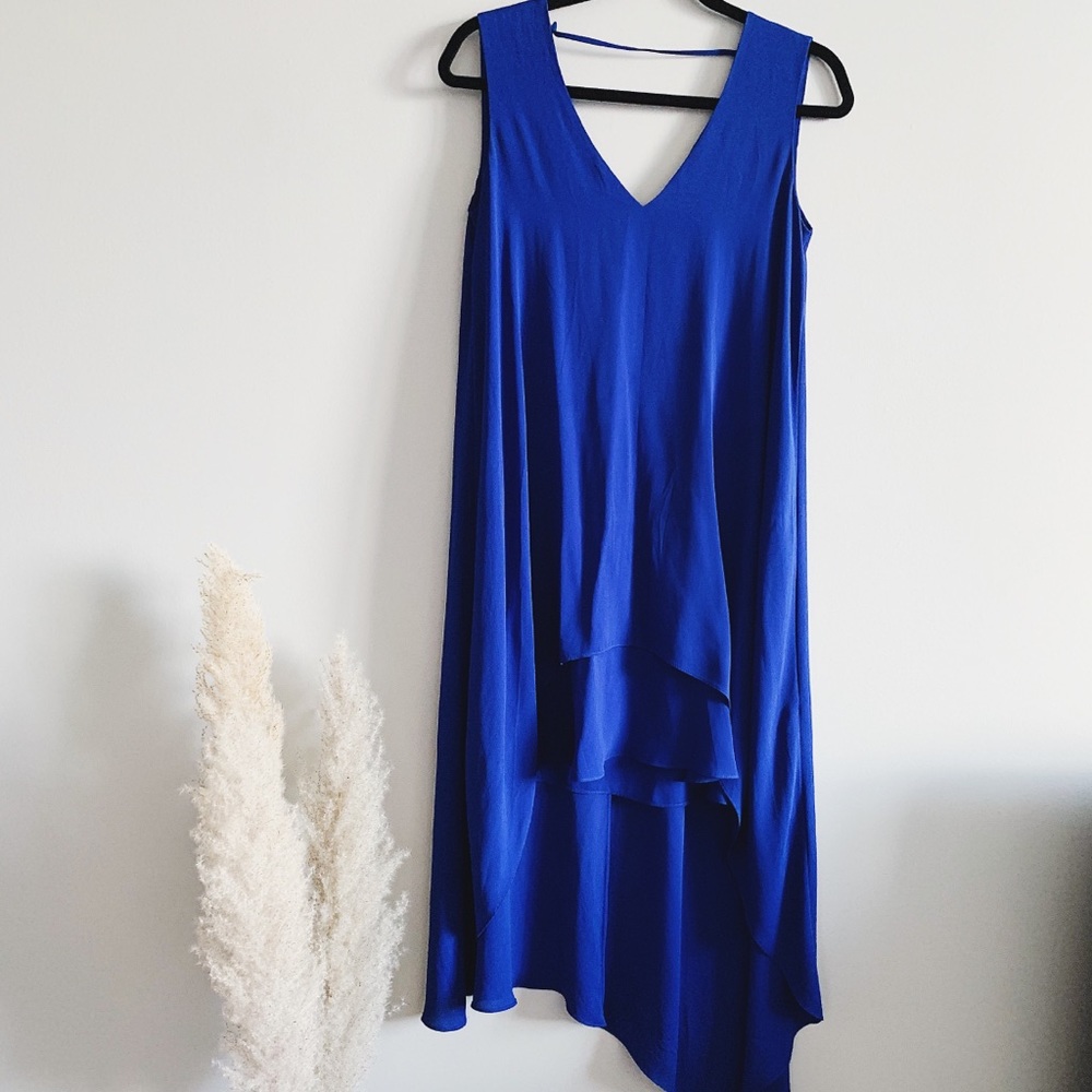 BCBG-MAXAZRIA: Kaira Asymmetrical Layered Dress
